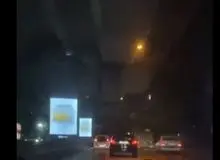 لایی‌کشی جنون‌آمیز و تصادف در اتوبان صدر تهران+فیلم