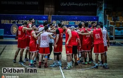 برد تیم بسکتبال ایران در دیدار دوستانه برابر روسیه