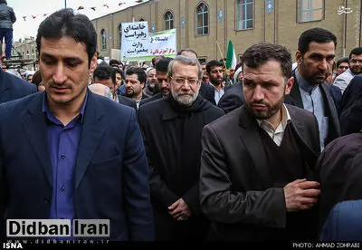 رئیس مجلس در مراسم راهپیمایی 22بهمن شیراز سخنرانی میکند