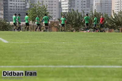 حضور سرمربی جوانان و مرور برنامه های تاکتیکی در تمرین تیم ملی