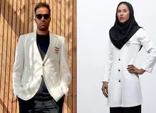 لباس کاروان ورزشی ایران در افتتاحیه المپیک پاریس، صدای مجری تلویزیون را هم درآورد! + فیلم 