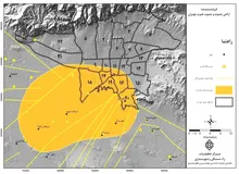 زیر پوسته ٢٨ کیلومتر اتوبان تهران- قم و ٢١ کیلومتر جاده ساوه خالی شده است/  ٢٥ کیلومتر از کمربندی آزادگان و فرودگاه مهرآباد در معرض فرونشست قرار دارد