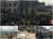 ۶۰ کشته و ده‌ها زخمی در انفجار شمال  سوریه