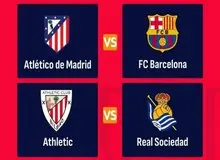 بارسلونا - اتلتیکومادرید در نیمه‌نهایی جام حذفی اسپانیا