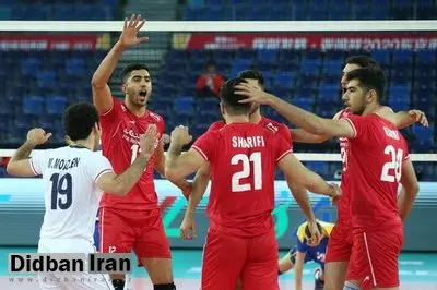دومین پیروزی والیبالیستهای ایران در مسیر المپیک؛مصاف با چین برای صدرنشینی