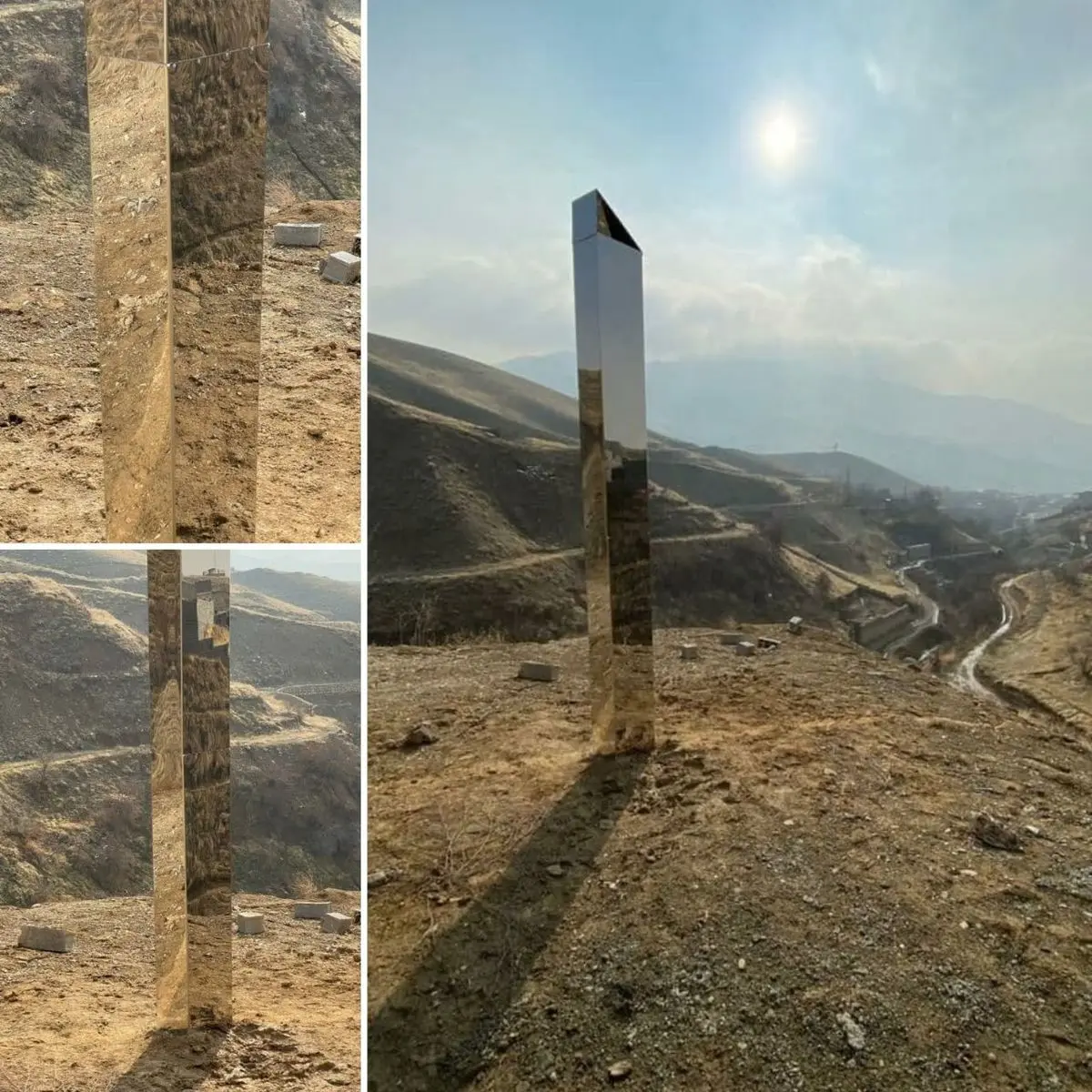 نهمین "مونولیت" اسرار آمیز جهان در حوالی جاجرود دیده شد!+ عکس