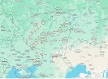 حملات پهپادی شدید اوکراین علیه روسیه