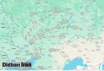 حملات پهپادی شدید اوکراین علیه روسیه