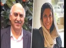 نازنین زاغری و انوشه آشوری در حال خروج از ایران هستند