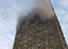  یک مهندس عمران:اشتباه فرمانده عملیات آتش‌نشانی عامل فاجعه‌ پلاسکو بود