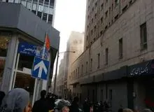 ۹ مصدوم در جریان حریق ساختمان وزارت نیرو
