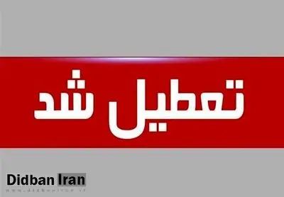 همه مدارس استان تهران تعطیل شد
