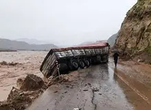 ارتباط خرم آباد با اندیمشک قطع شد