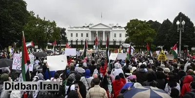 تجمع کارمندان کنگره آمریکا برای آتش بس غزه