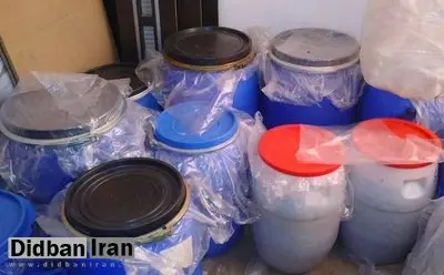 امحای ۲۵ هزار لیتر مشربات الکلی در میدان میوه و تره‌بار تهران+FILM