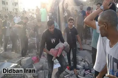شهادت ۱۴۰ فلسطینی در حملات امروز رژیم صهیونیستی به غزه