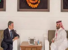نشست بن‌سلمان و بلینکن در ریاض برای پایان دادن به جنگ غزه