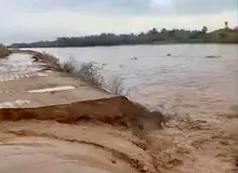 سیل‌بند شکست/ زمین‌های کشاورزی در شوشتر زیر آب رفت