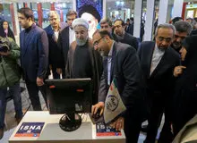 حضور رئیس‌جمهور در افتتاحیه نمایشگاه مطبوعات و خبرگزاری‌ها
