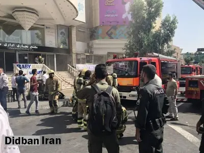 آتش سوزی در برج بهار/ حادثه یک مصدوم بر جای گذاشت / عکس