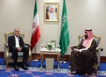 دیدار ولیعهد عربستان با رئیس جمهوری