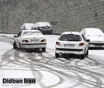 افزایش ۴۷ درصدی تصادفات خسارتی در روز برفی تهران