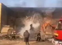 فیلم سقوط هواپیمای جنگنده درشهر تبریز/ خلبان ایجکت نکرد تا هواپیما به منطقه مسکونی برخورد نکند/ سه نفر درگذشتند/ FILM