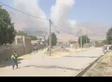 حمله بعداز ظهر امروز اسرائیل به یک پایگاه نظامی در اطراف کرمانشاه+ فیلم 