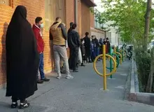 صف دیدار با احمدی نژاد/ عکس