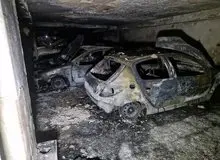 آتش‌سوزی ساختمان مسکونی در غرب تهران/ عکس