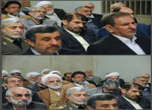 وقتی احمدی نژاد کنار اسحاق خواب بود
