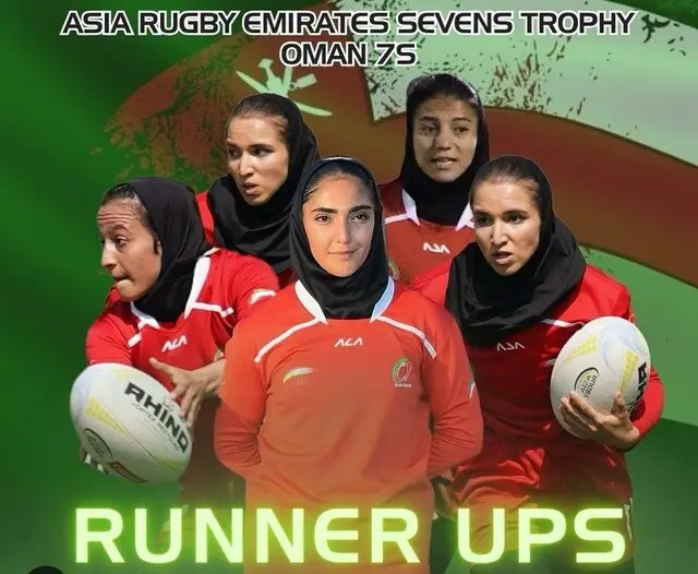 تیم زنان در تاریخ راگبی ایران برای نخستین بار به مدال نقره آسیا دست یافت