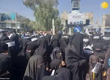 بسیج زنانِ طالبان در ولایت فراه +تصاویر