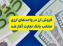 فروش ارز در واحد‌های ارزی منتخب بانک تجارت آغاز شد