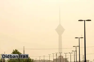 تداوم گرد و خاک در تهران