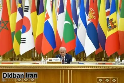 رئیس جمهور عراق: بغداد پس از سال‌ها انزوا، بازگشته‌است / حق زندگی شرافتمندانه مردم ایران به رسمیت شناخته شود