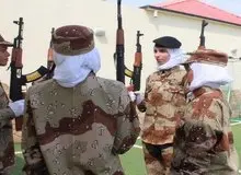 رژه نظامی سربازان زن در عربستان سعودی/FILM