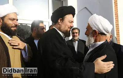 سید حسن خمینی، رئیس دولت اصلاحات و ناطق نوری با هم دیدار کردند