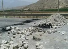 اعتراض  مردم شهر "قائمیه فارس"  به متوقف شدن طرح تقسیم  #کازرون +تصاویر
