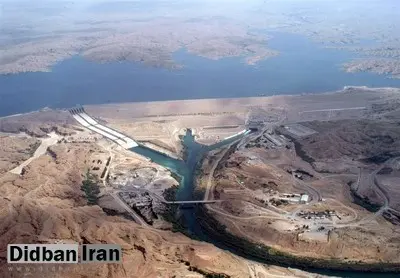 نیروگاه سد کرخه از مدار تولید برق خارج شد