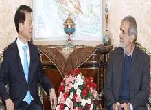 پزشکیان برضرورت تشکیل کمیسیون مشترک اقتصادی ایران و کره جنوبی تاکید کرد