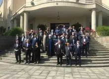 آخرین عکس یادگاری اعضای هیات دولت روحانی/ FILM
