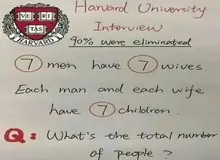 معمای ریاضی دانشگاه هاروارد که ۹۰ درصد از افراد نمی توانند پاسخ درست آن را پیدا کنند