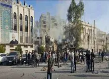 بازدید وزیر خارجه سوریه از سفارت ایران پس از حمله اسرائیل