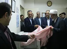 تجهیز بیمارستان شهدای زیرآب با کمک بانک ملی ایران