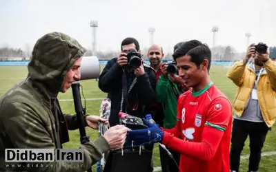 مهدی قائدی: چون پدرم به فضای مجازی مسلط نیست دلم می‌خواست مردم هم این فیلم را ببینند/ از گلزنی برای ایران خوشحالم