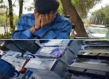 دستگیری سارق باتری چراغ راهنمایی/ متهم:دل و جرئت داشتم و از تیربرق بالا می‌رفتم
