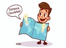 معرفی یک فاصله یاب آنلاین برای یافتن فاصله بین دو نقطه به صورت دقیق بر روی نقشه