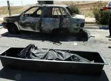 جسد سوخته سارق فراری که تحت تعقیب پلیس بود، پشت فرمان ماشینش در تهران پیدا شد