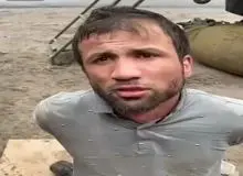 فیلم تروریست دستگیر شده توسط نیروهای امنیتی روسیه